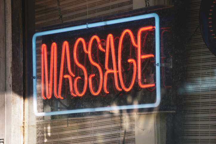 Massage sign
